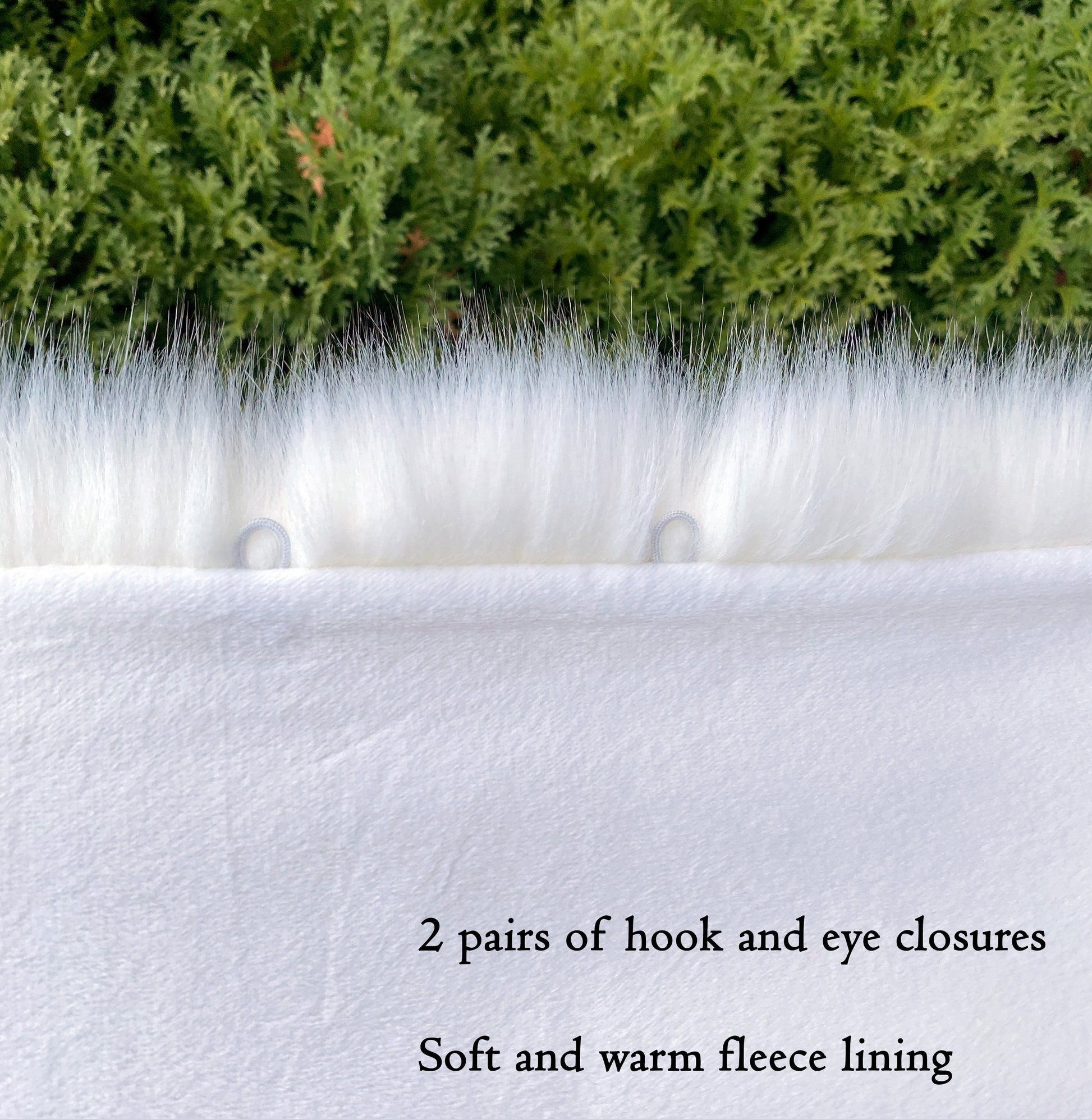 White faux fur wrap faux fur stole faux fur shawl bridal wrap faux fur shrug B005-White