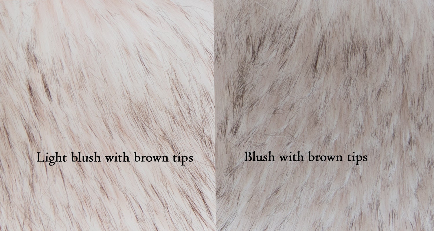 Light blush faux fur wrap faux fur stole faux fur shawl bridal wrap wedding shrug bridal shrug faux fur cape B012-light-blush