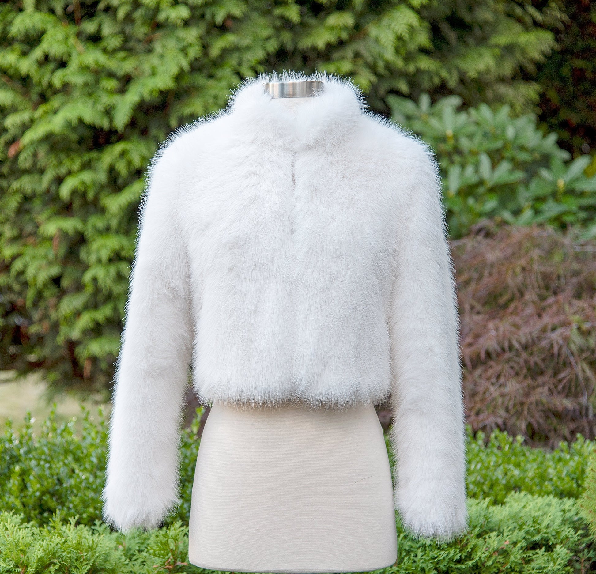Light ivory long sleeve faux fur jacket faux fur coat faux fur bolero ALEX BRIDAL Light ivory long sleeve faux fur jacket faux fur coat faux fur bolero ALEX BRIDAL