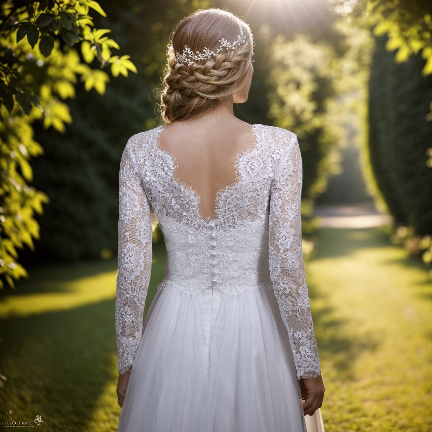 Light ivory wedding dress topper, Lace bolero jacket, Bridal Bolero, Wedding jacket, wedding bolero, bridal jacket, V-neck Alencon lace