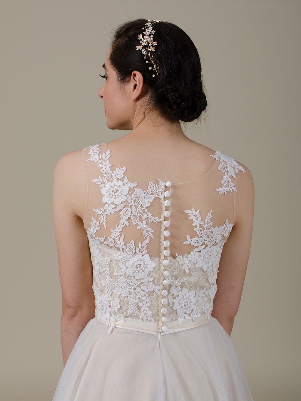 Bridal bolero sleeveless lace bolero wedding bolero wedding jacket lace shrug bridal jacket bridal lace top - made to order