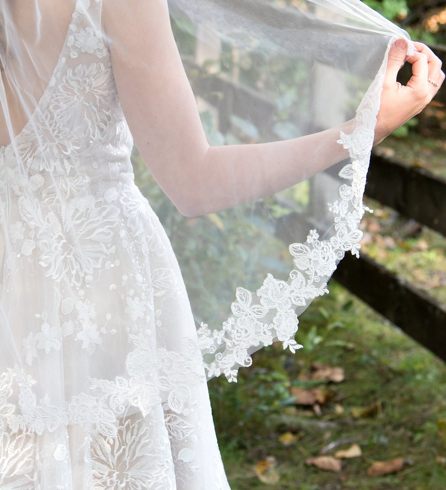 Waltz / Chapel / Cathedral Wedding veil, bridal veil, wedding veil ivory, wedding veil lace, lace bridal veil