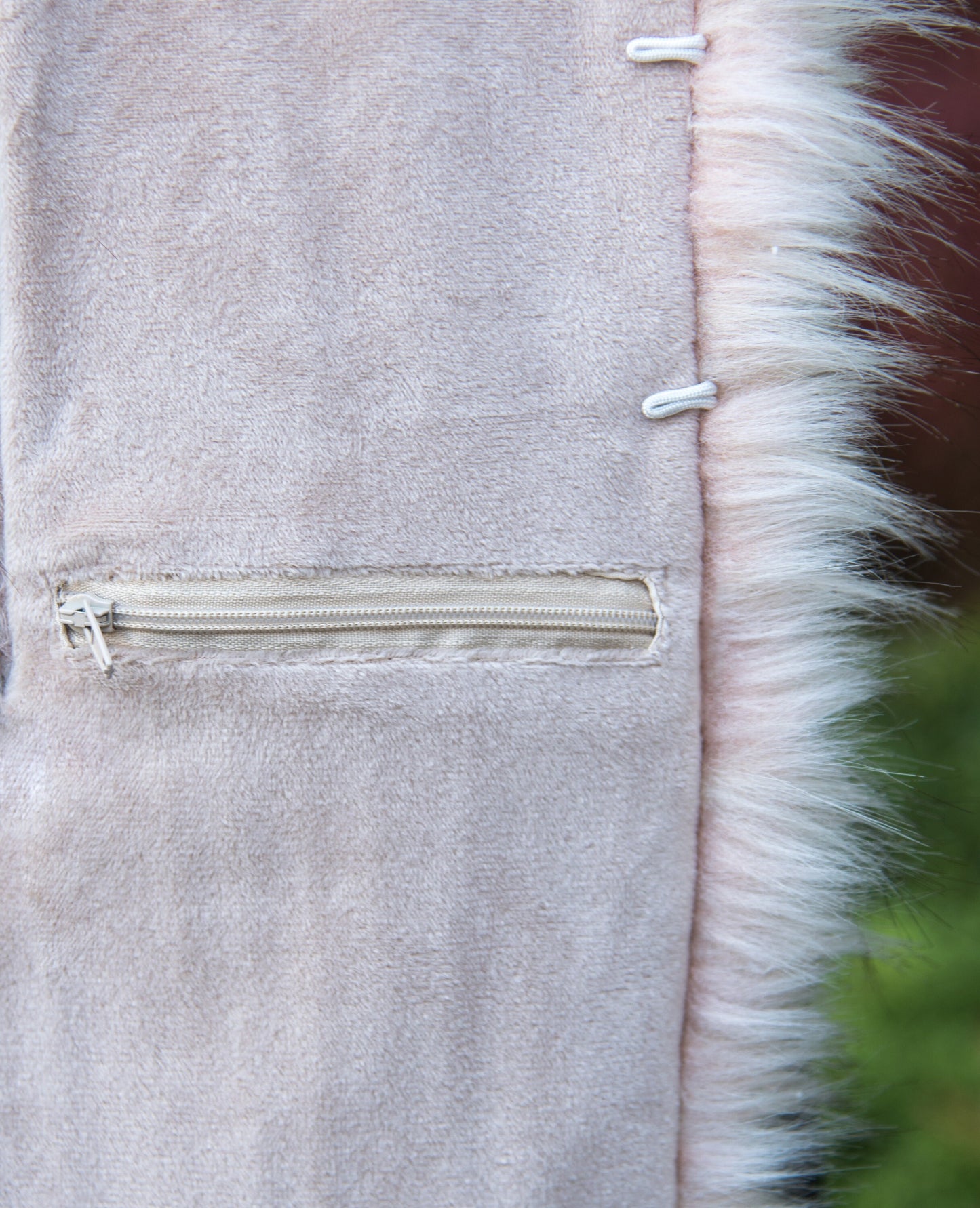 Pocket! faux fur wrap, faux fur stole, faux fur shawl, bridal wrap, wedding shrug, faux fur cape, faux fur wrap bridal B001-ivory
